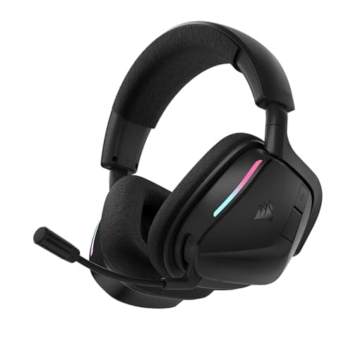 Casque de jeu sans fil CORSAIR Void v2 avec Bluetooth pour PC, PS5, PS4, Switch, Mobile – Dolby Atmos, batterie 70 heures,...