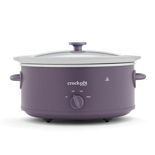 Crock-Pot Design Series 7-Quart Manual Slow Cooker, Purple Potato