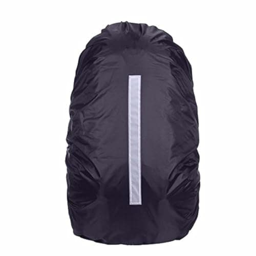 MOOCY Housse de pluie pour sac à dos avec bande réfléchissante, imperméable et ultralégère, pour la randonnée, le camping, le vélo, l'extérieur