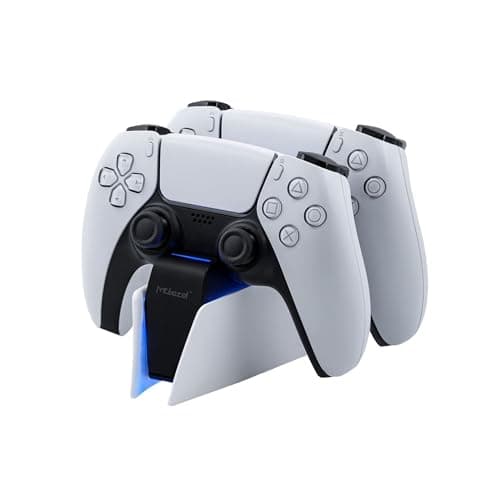 Mcbazel Chargeur double manette pour PS5, station de charge rapide avec indicateur LED, station de charge USB Type-C pour manettes PlayStation 5