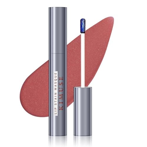 KIMUSE Lip Stain Masque, Lip Stain Peel Off Long-Lasting, Hydrating, & Smudge-Proof Lip Color with Highly Pigmentation, Natural Matte Finish Peel...