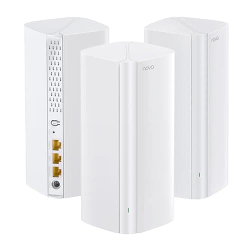 Tenda AX3000 WiFi 6 Mesh System Nova MX12 - Whole Home Covers up to 7000 sq.ft - Dual-Band Mesh Network for 160+ Devices - Support Ethernet...