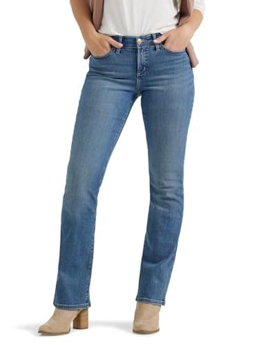 Lee Women's Flex Motion Regular Fit Bootcut Jean, Majestic, 12