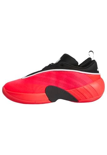 adidas D.O.N Issue 6 Basketball Mixte Enfant, Rouge Lucide/Noir/Blanc, 3,5