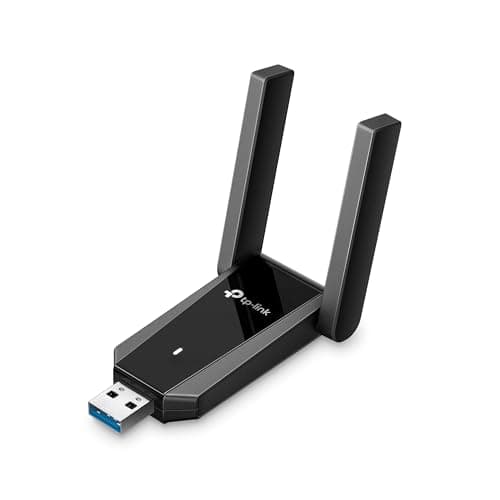 TP-Link AX1800 WiFi 6 USB Adapter (Archer TX30U Plus) – Dual High-Gain Antennas, Up to 1800 Mbps, USB 3.0, OFDMA, MU-MIMO, WPA3 Security, Plug &...