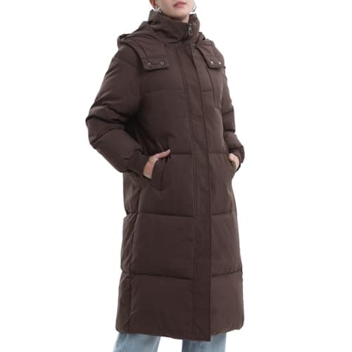 PUFFIT – veste longue bouffante pour femme, manteau d'hiver épais à capuche avec poches profondes, veste d'hiver chaude pour femme, 2025