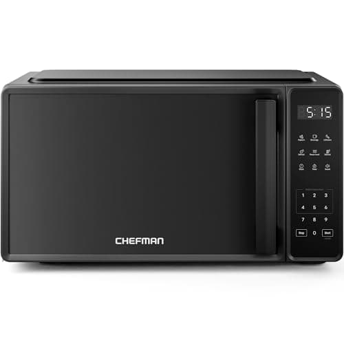 Four à micro-ondes de comptoir Chefman 0,7 Cu. Ft., 700 watts avec 10 niveaux de puissance, 6 préréglages de cuisson avec One-Touch Expre...