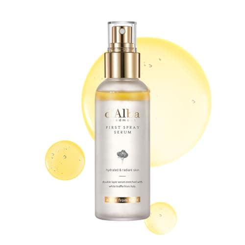 d'alba Piedmont Italian White Truffle First Spray Serum, Vegan Skin Care, Hydrating Face Moisturizer, Glow Serum for Radiant Skin, Non Comedogenic,...