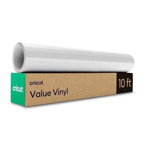 Vinyle permanent Cricut® Value, blanc (12 po x 10 pi)