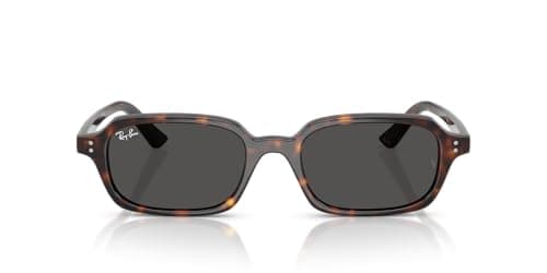 Ray-Ban Rb4455 Zuri Lunettes de soleil carrées Havane/gris foncé 52 mm