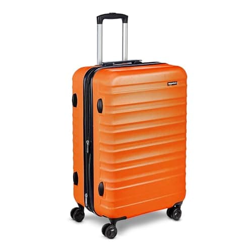 Amazon Basics 26-Inch Hardside Checked Luggage, Hardshell Suitcase With Wheels, Expandable For Up to 15% More Space, With Scratch-Resistant...