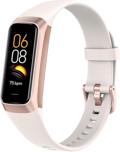 TROTY Fitness Tracker avec moniteur de fréquence cardiaque/oxygène sanguin/sommeil, plus de 20 modes sportifs montres intelligentes pour femmes/hommes, montre intelligente de suivi d'activité et de pas...