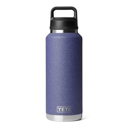 YETI Rambler Bouteille de 46 oz, isolée sous vide, en acier inoxydable avec bouchon Chug, Moon Dust