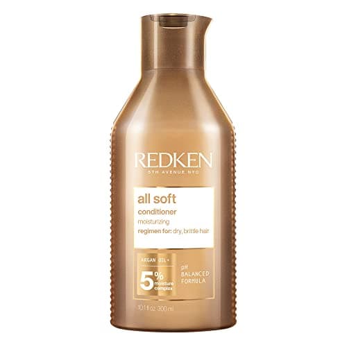 Redken All Soft Sulfate Free Hair Conditioner for Dry/Brittle Hair, Moisturizes, Provides Intense Softness, With Argan Oil