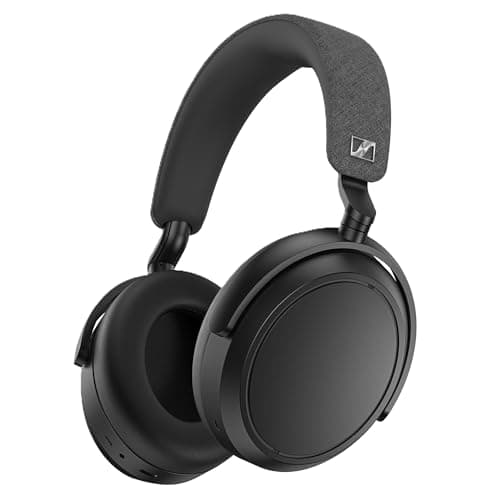 Sennheiser MOMENTUM 4 Casque Bluetooth pour appels d'une clarté cristalline, suppression adaptative du bruit, autonomie de 60 heures, léger, noir