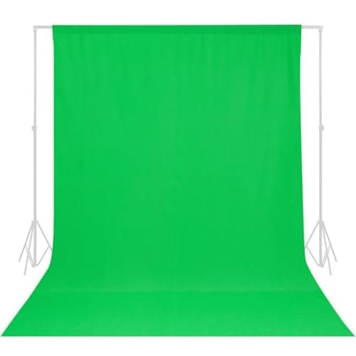 TRLYC Green Photography Backdrop - 6 x 9 FT Polyester Backdrops for Photoshoot Background Screen for Photo Backdrop Video Photography Studio Photo...