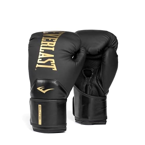Everlast Elite 2 Boxing Gloves – Secure Fit, Impact Absorption, Breathable, Wrist Support, Splint-Style Foam – Adult Size, Great for Boxing,...