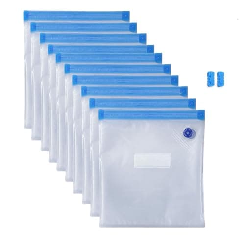 Sacs sous vide - Sacs scellés sous vide réutilisables sans BPA pour le stockage des aliments Sac de stockage sous vide refermable sans danger pour la congélation des aliments pour la cuisson sous vide - HOMYLAND 11 *...