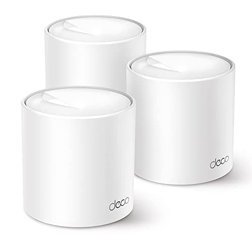 Système maillé WiFi 6 TP-Link Deco AX3000 (Deco X50) - Couvre jusqu'à 6 500 pieds carrés, remplace le routeur et l'extenseur sans fil, 3 ports Gigabit par unité,...