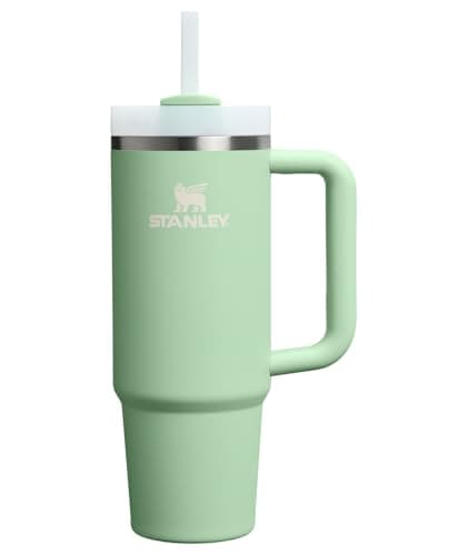 STANLEY Quencher H2.0 Tumbler with Handle and Straw 30 oz | Flowstate 3-Position Lid | Cup Holder Compatible for Travel | Insulated Stainless Steel...