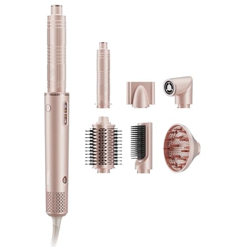 7MAGIC Brosse coiffante et sèche-cheveux 7 en 1, coiffeur à air chaud ionique négatif à grande vitesse de 110 000 tr/min, brosse puissante pour sèche-cheveux de 1 400 W et multi-styles...