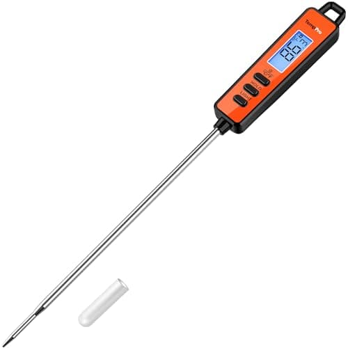TempPro TP01A Digital Meat Thermometer with Super Long Probe, Kitchen Food Instant Read Thermometer for Cooking Liquid Deep Frying Oil Candy...