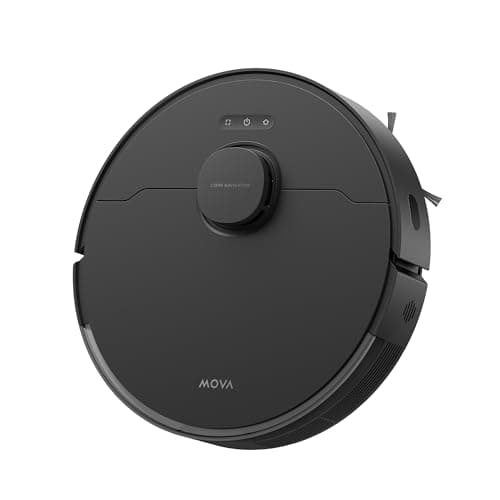 Combo aspirateur et vadrouille MOVA S10, puissance d'aspiration de 7000 Pa, compatible avec Alexa, 90 jours sans vidange, vide automatique, idéal pour les cheveux, les sols durs...