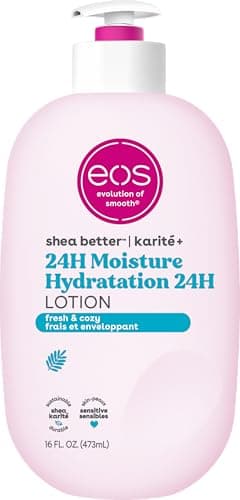eos Shea Better 24H Moisture Body Lotion, Fresh & Cozy, 473 ml