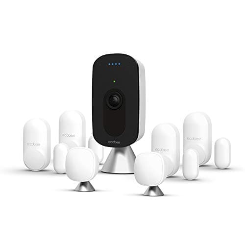 ecobee SmartCamera avec commande vocale, SmartSensor 2 Pack et SmartSensor pour portes et fenêtres 2-Pack