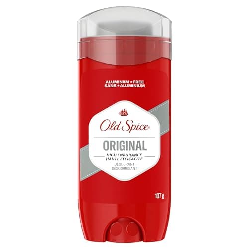 Déodorant haute endurance Old Spice pour hommes, sans aluminium, parfum original, 107 g