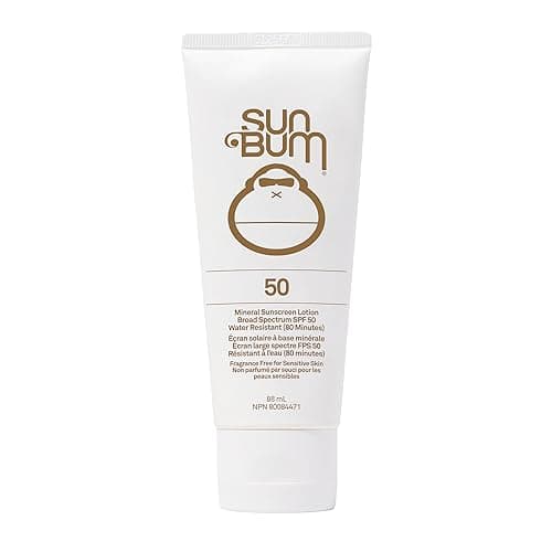 Lotion écran solaire Sun Bum Mineral Spf 50 | Végétalien et respectueux des récifs (sans octinoxate ni oxybenzone) Écran solaire naturel à large spectre avec Uva/uvb...