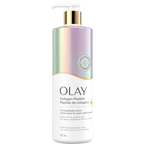 Olay Lotion corporelle raffermissante avec peptide de collagène et niacinamide, lotion pour le corps pour améliorer visiblement la fermeté de la peau, 502 ml