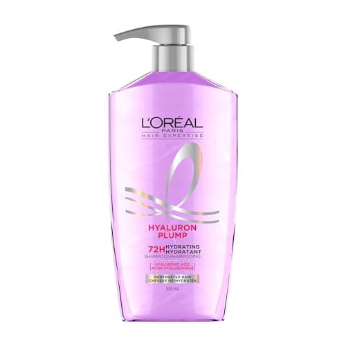 L'Oréal Paris Hair Expertise Hyaluron Plump Shampoing hydratant à l'acide hyaluronique, pour tous types de cheveux secs, repulpe en profondeur avec hydratation,...