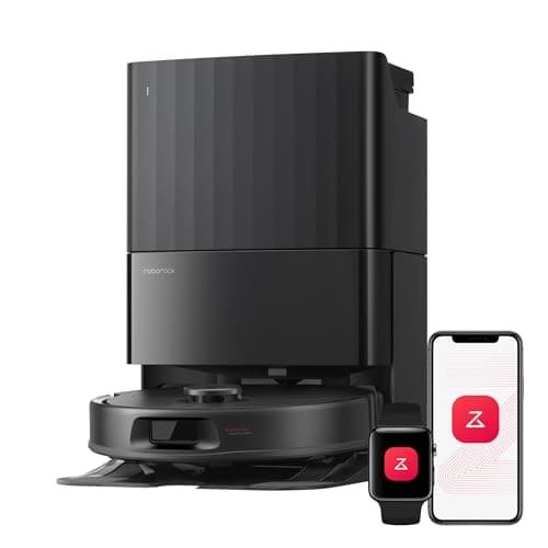 Roborock 2026 New Qrevo S Pro Robot Vacuum and Mop, 18,500Pa Suction, Anti-Tangle Brushes, Reactive AI Obstacle Recognition, 75℃ High-Temp Washing,...