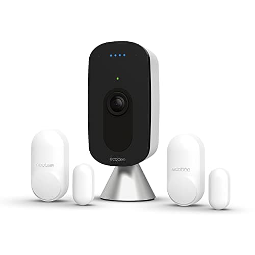 ecobee SmartCamera with Voice Control and SmartSensor for Doors and Windows 2-Pack