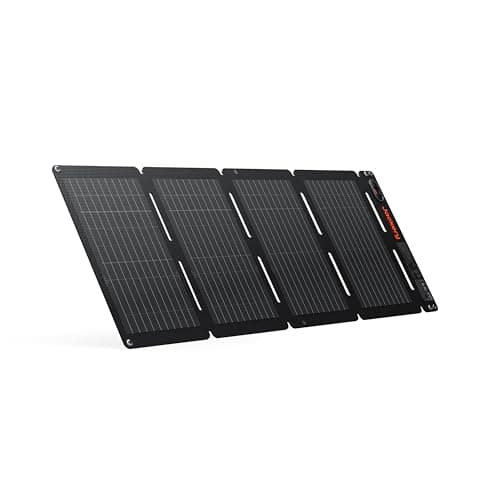 Jackery SolarSaga 40W Mini Solar Panel,Portable Solar Panels with USB-C & USB-A Ports,Book-Sized Foldable Solar Charger for Phones,Compatible with...