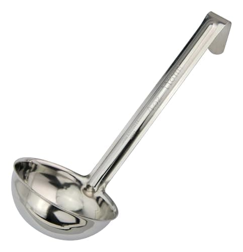 Winco One Piece Stainless Steel Ladle, 4 Ounce, 6"