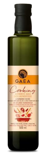 GAEA Cooking Blend Oil, Virgin Olive Oil & High-Oleic Sunflower Oil Blend (10%/90%), High Smoke Point, Light Taste, Ideal for Frying, Baking &...