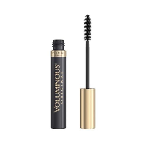 Mascara original volumineux de L'Oréal Paris, mascara volumateur et séparateur de cils, formule non agglomérante pour des cils doux et lisses, noir le plus noir...