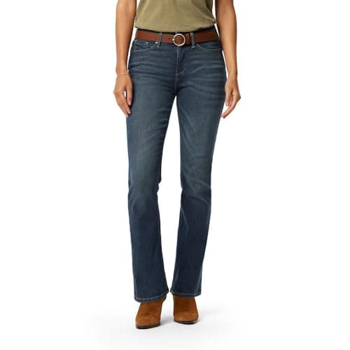 Signature by Levi Strauss & Co. Gold Label Jean bootcut totalement façonnant pour femme, bleu Laguna, 14
