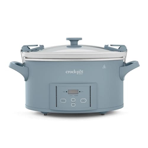 Crock-Pot Design Series Mijoteuse programmable 7 litres Bleu Morning Haze