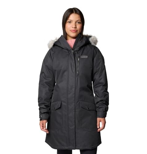 Columbia Women's Suttle Mountain Long Insulated Jacket, Black, Large