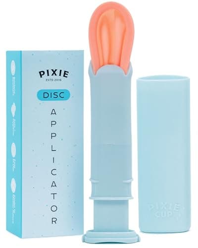 Applicateur de disques menstruels Pixie - S'insère comme un tampon - Chaque femme peut désormais utiliser des disques menstruels - Parfait pour les ongles longs - TPE auto-désinfectant...