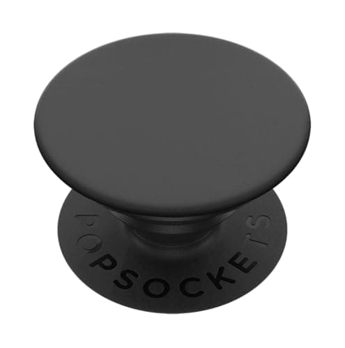 ​​​​Poignée de téléphone PopSockets avec béquille extensible, poignée adhésive - Noir