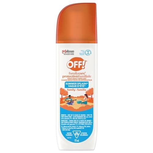 DÉSACTIVÉ! FamilyCare Insectifuge et anti-moustique avec parfum d'été, spray anti-insectes pour le camping, anti-insectes sans danger pour les vêtements, 175 ml