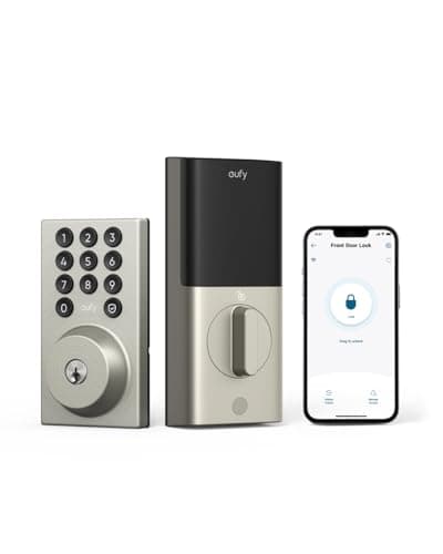 eufy Smart Lock C30, Keyless Entry Door Lock, Built-in WiFi Deadbolt, Smart Lock for Front Door, No Bridge Required, Easy Installation, App Remote...