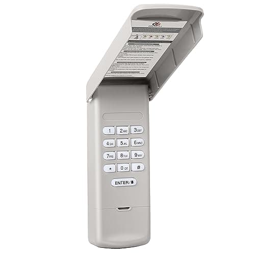 Universal Garage Door Opener Keypad, Compatible with Chamberlain LiftMaster Craftsman Garage Door Openers Since 1993, Wireless Keypad Keyless...