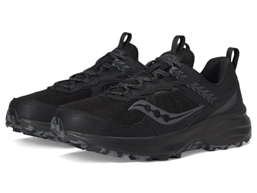 Saucony Men's Excursion TR17 Trail Running Shoe, Triple Black, 9.5 W US