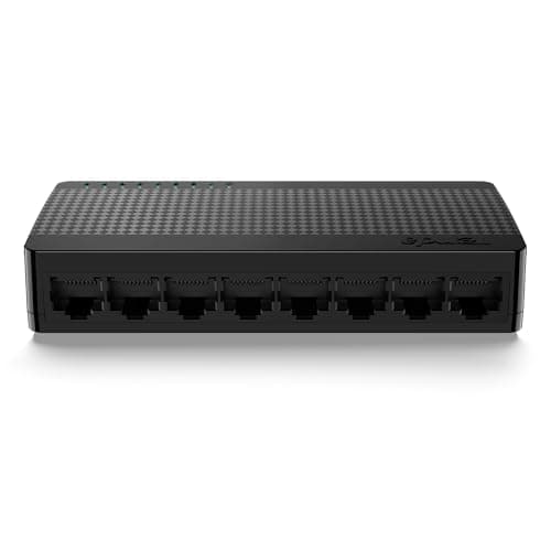 Tenda 8 Port Gigabit Ethernet Switch, Desktop Ethernet Splitter, Unmanaged Network Switch Hub, Plug & Play, Wall-Mount, Fanless Quiet, for Ethernet...