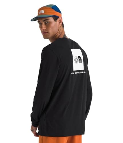 The North Face Core Box NSE T-shirt à manches longues pour homme Noir TNF/Blanc TNF Taille L